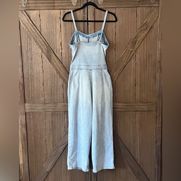 AG Adriano Goldschmied Giselle Denim Spaghetti Strap Jumpsuit Size Small EUC - Picture 6 of 11